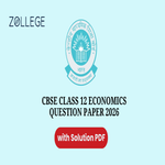 CBSE Class 12 Economics Question Paper 2026 with Solutions